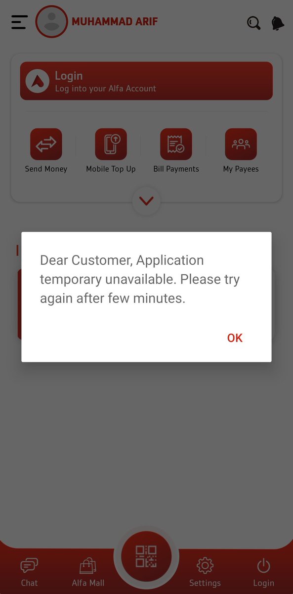 Maarif52's tweet photo. Yeh Service Hai Pakistan mein Banking Apps ki Easypaisa Jazzcash UBL Aur Dosrey Bohat se Banks ki service ka yeh Haal hai!!!! https://t.co/T33OGlz9hG