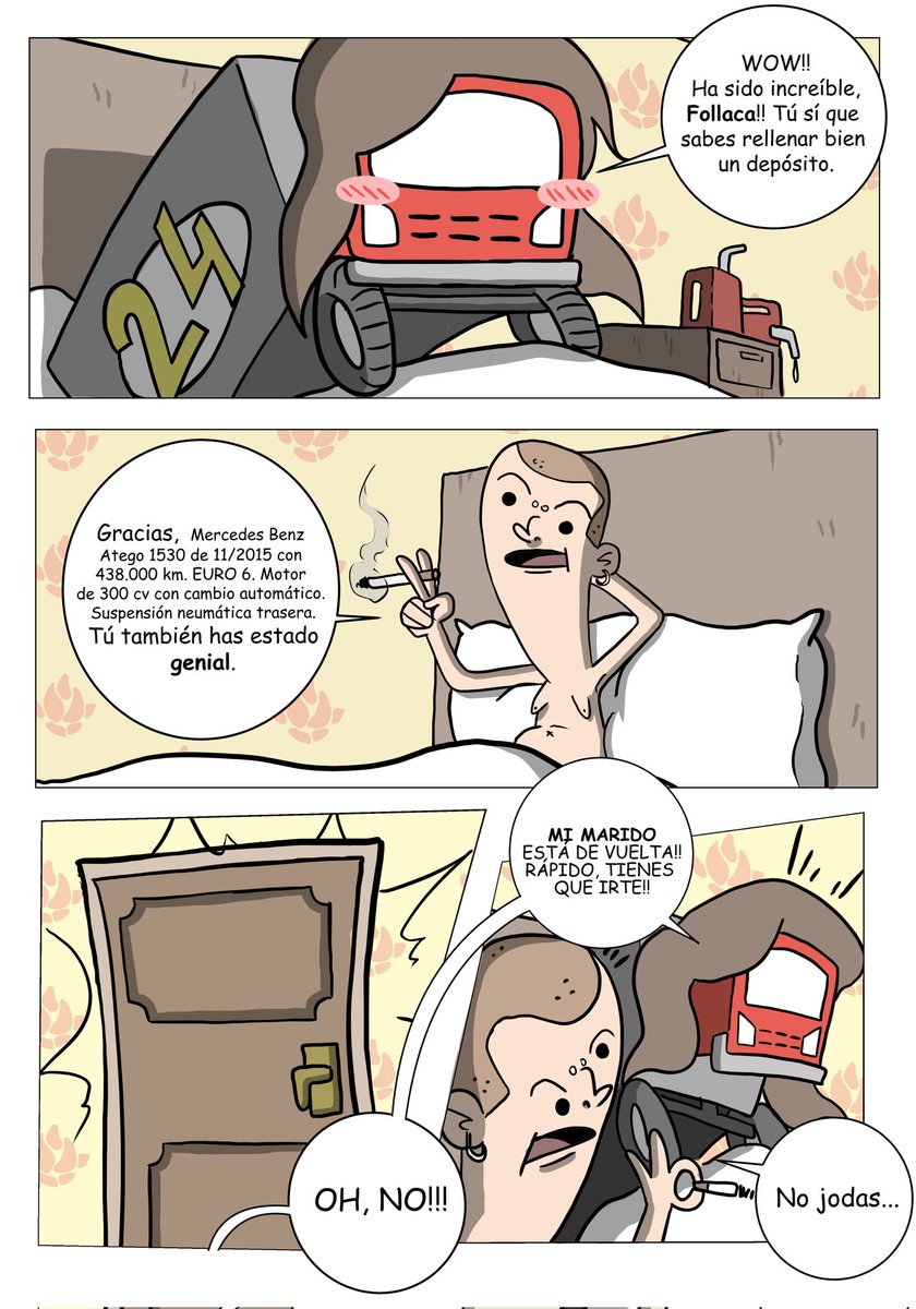 BIGMACIUS's tweet photo. Te he hecho un cómic @follacamiones24 

(1/2) https://t.co/Hkk215X5Ps