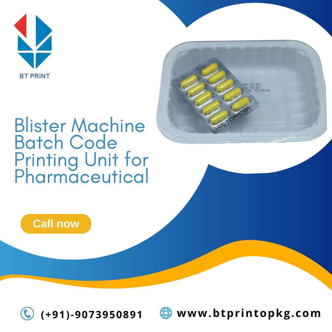 bt_pkg's tweet image. 𝐁𝐥𝐢𝐬𝐭𝐞𝐫 𝐌𝐚𝐜𝐡𝐢𝐧𝐞 𝐁𝐚𝐭𝐜𝐡 𝐂𝐨𝐝𝐞 𝐏𝐫𝐢𝐧𝐭𝐢𝐧𝐠 𝐔𝐧𝐢𝐭 𝐟𝐨𝐫 𝐏𝐡𝐚𝐫𝐦𝐚𝐜𝐞𝐮𝐭𝐢𝐜𝐚l
𝐅𝐨𝐫 𝐦𝐨𝐫𝐞 𝐢𝐧𝐟𝐨𝐫𝐦𝐚𝐭𝐢𝐨𝐧 𝐯𝐢𝐬𝐢𝐭 𝐨𝐮𝐫 𝐰𝐞𝐛𝐬𝐢𝐭𝐞
🌐 btprintopkg.com
📱 𝟗𝟎𝟕𝟑𝟗𝟓𝟎𝟖𝟗𝟏
#BTPrint #batchcoding #batchcodingmachine