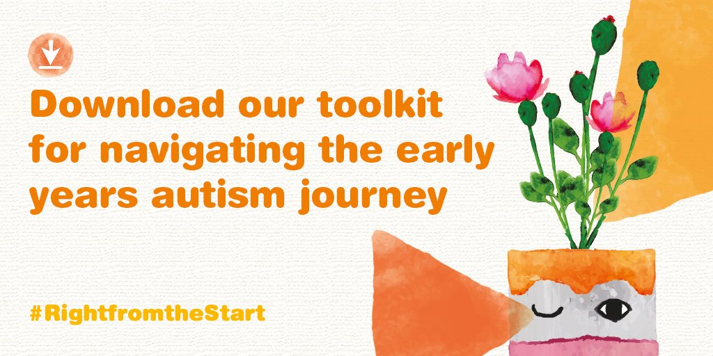 Do you think your child is autistic, or have they recently received a diagnosis? 

If you are seeking further information and support download our #RightfromtheStart toolkit – our free guide to autism in the early years for parents of children aged 0-5. bit.ly/30dtAa4