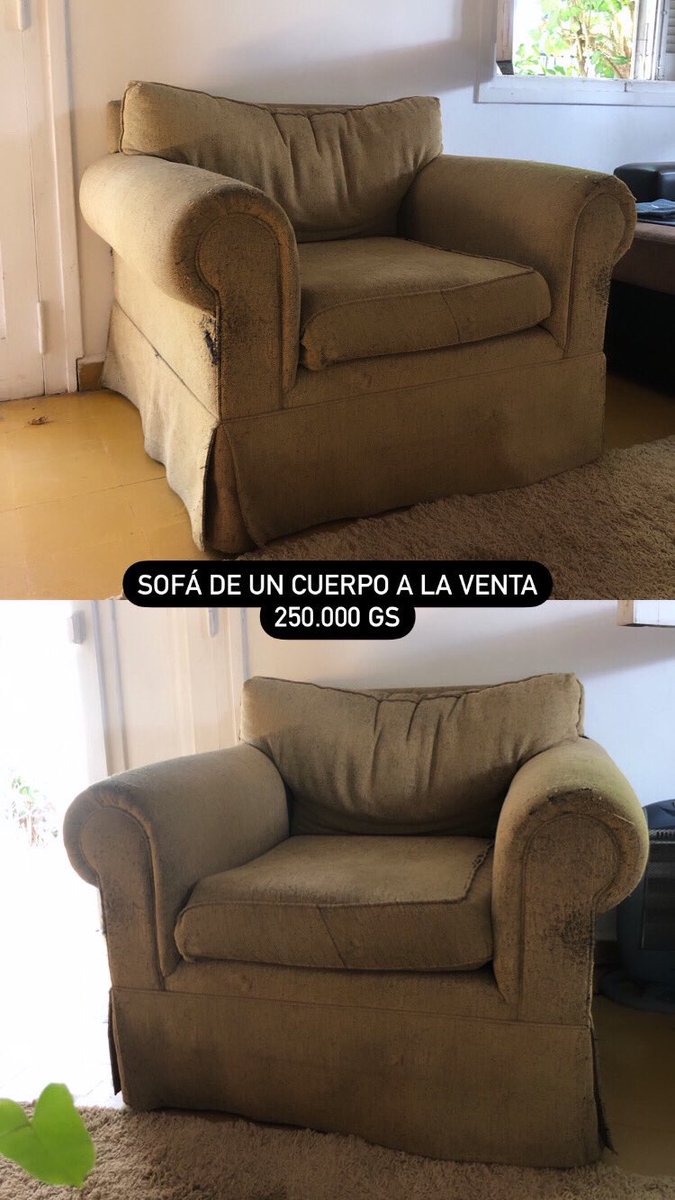 claudiarif's tweet photo. 2. Sofá individual de un cuerpo usado. Pequeños detalles en el tapizado.
El color es verde musgo.

250.000 Gs.

Su consulta no molesta ☺️ https://t.co/5ssx5s9Hkc