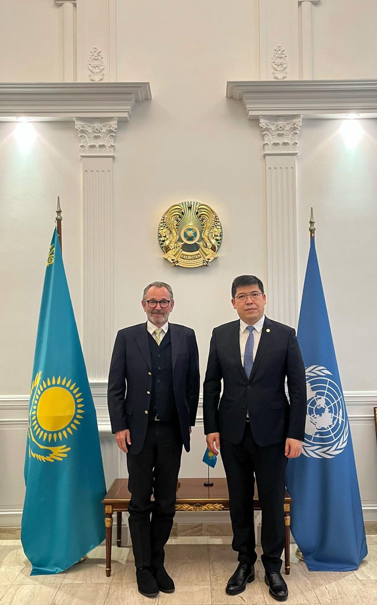 Kazakhstan🇰🇿 Mission in Geneva (@kazakhpm_unog) on Twitter photo Good meeting to start the year with President <a href="/RaymondLoretan/">Raymond Loretan</a> <a href="/ClubDiploGE/">Club Diplomatique de Genève</a> exchanging on prospects of engagement with Club Diplomatique de Genève Good meeting to start the year with President <a href="/RaymondLoretan/">Raymond Loretan</a> <a href="/ClubDiploGE/">Club Diplomatique de Genève</a> exchanging on prospects of engagement with Club Diplomatique de Genève
