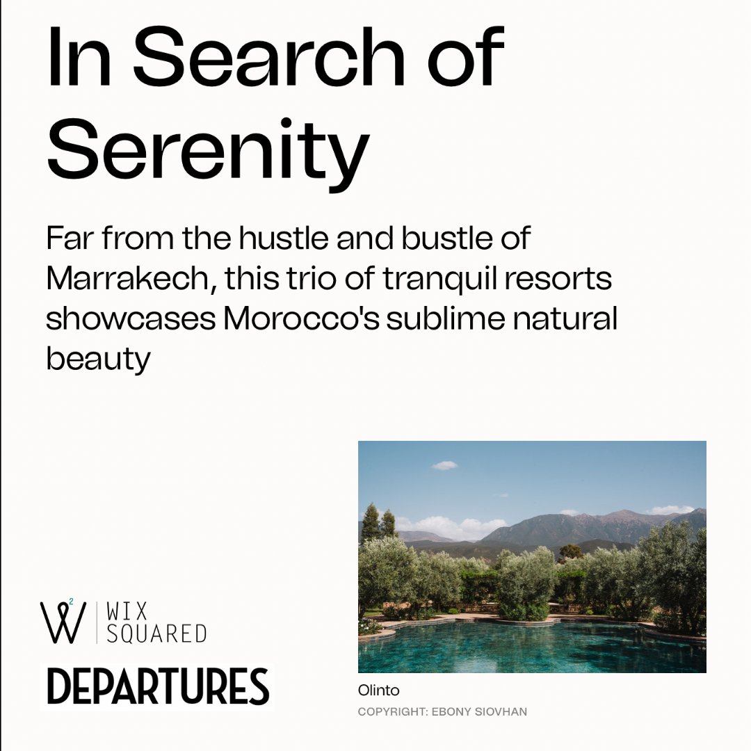 WIXSQUARED's tweet photo. Check out our feature in Departures Magazine, highlighting the incredible luxury hotels in Morocco. 

https://t.co/qin81dqFek https://t.co/QiQMgWaOEd