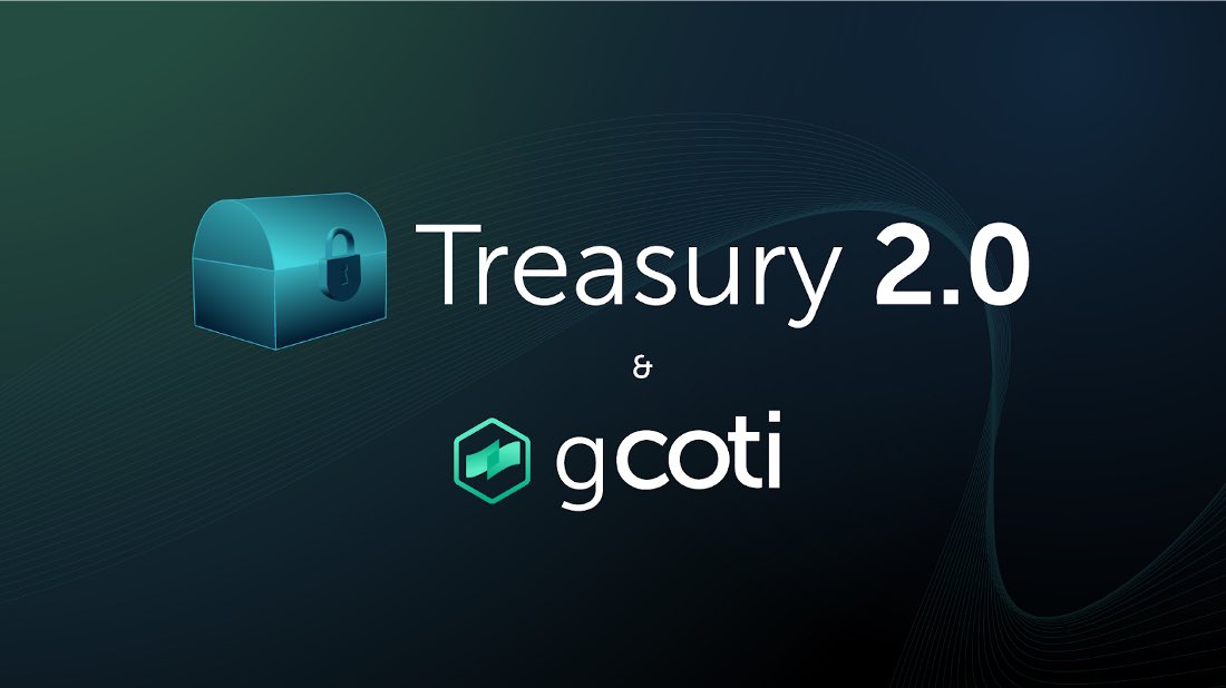 whoistracer's tweet photo. $gCOTI will be fairly distributed this year at $0 to community & Treasury users, offering multiple benefits.
Governance
APY Booster (Treasury)
Liquidation rewards / discounted $COTI
#cotitreasury #cotitreasury2 #staycoti $Govi https://t.co/yCE4iRsGTF