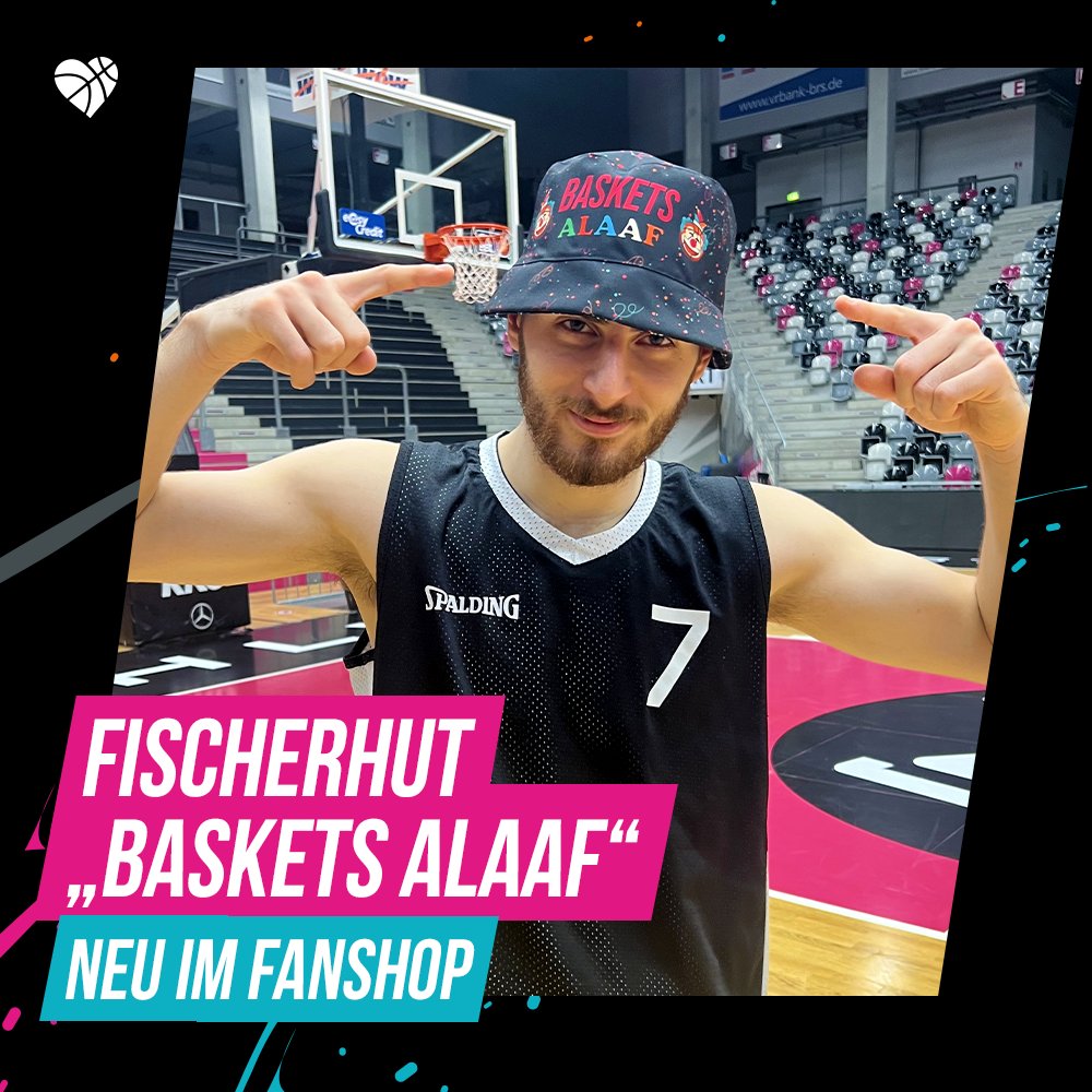 TelekomBaskets's tweet photo. Von Seba Herrera bereits für "JEIL" empfunden und ab sofort in limitierter Auflage erhältlich: Der Baskets-Fischerhut im Karnevalsdesign!🥳 Sichert euch einen der 111 Hüte, der dank Wendefunktion auch über ein allgemeines Baskets-Motiv verfügt.
#HEARTBERG #BasketsAlaaf