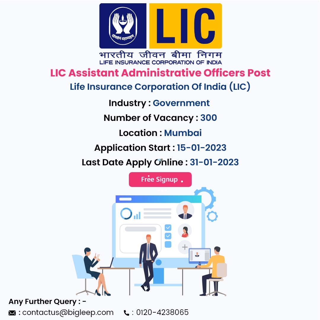 LIC Government Job Openings

LIC Assistant Administrative Officers Post Job Are Available.
Apply Now: bigleep.com/job-l-mumbai-0…

#jobs #jobindia #latestjobs2023 #newjobalert #jobhelp #newjobs #jobhiring #jobalerts #jobavailable #jobseekers #licpost #government #online #apply