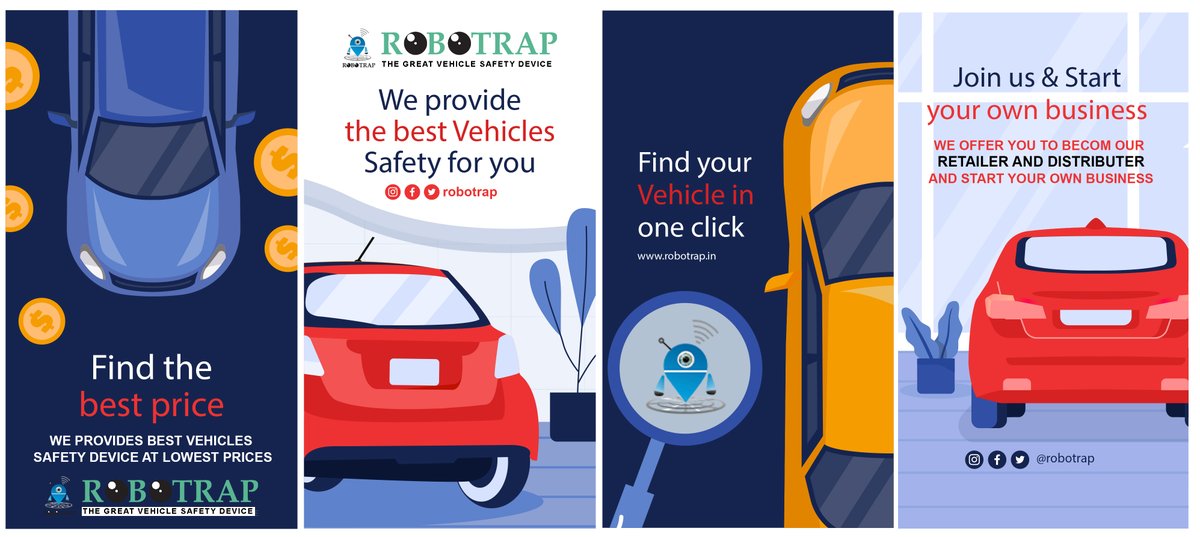 AcquisitechM's tweet image. Wanted _Reseller/ Retailer Partners from ROBOTRAP with minimum investment &amp;amp; Smart commission for Fastag and GPS Business
For more details please Contact or WhatsApp on No.9821102145
#robotrap #BestGPS #bestgpsrobotrap #business #businesstips #number1gps #gpsforvehicle #gpstracker