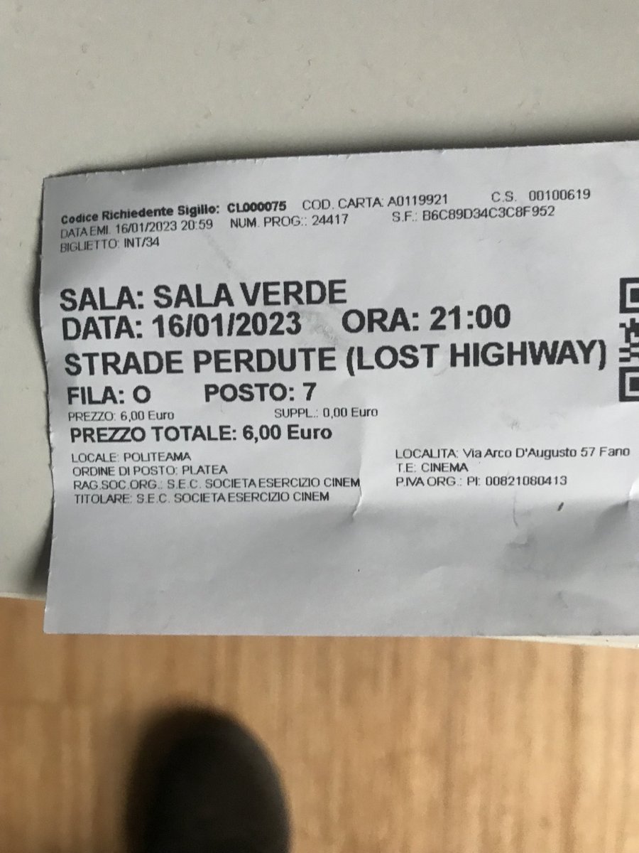 ⁦<a href="/fondopeppenigra/">Fondo Peppe Nigra</a>⁩ #fano#cinema ⁦<a href="/marcogiusti/">marco giusti</a>⁩ ⁦<a href="/DAVID_LYNCH/">David Lynch</a>⁩ ⁦<a href="/miauit/">Michele Aurelio</a>⁩