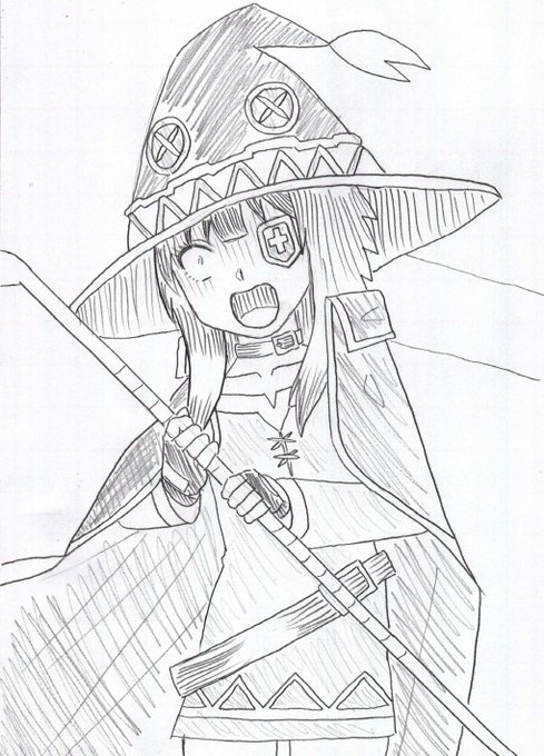 驚くめぐみん
#この素晴らしい世界に祝福を #このすば 