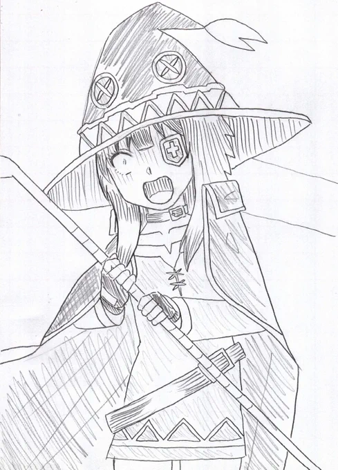 驚くめぐみん
#この素晴らしい世界に祝福を #このすば 