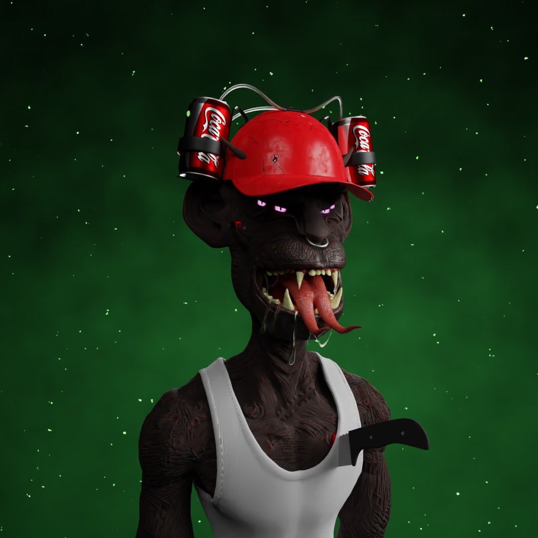 tomaszuxx's tweet image. 2023 NFTs belong on BNBchain 👽🔪🔥 #HorrorApeClub #BNB #NFT #BNBChainNFTs #NFTCommunity @HorrorApes