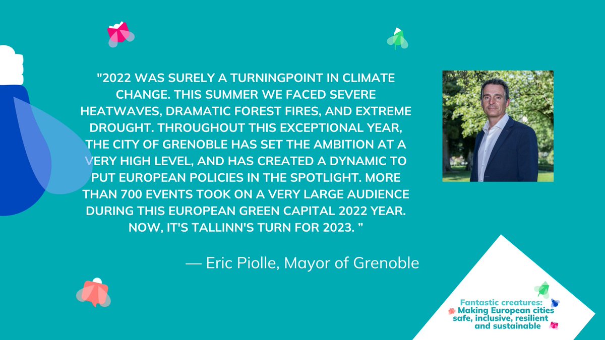 Only few days remain until the launch of our European Green Capital year. Last year the title belonged to Grenoble and we are excited to announce that the Mayor of Grenoble Eric Piolle, will speak in the discussion on green and healthy cities at our opening conference on Friday