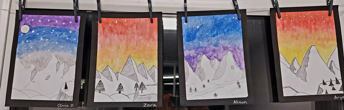 snpballyroan's tweet photo. Whilst learning about some of the highest mountains in the world, 6th class created their own mountain summits... #artsed #summitgoals #colourblend https://t.co/uQCHOaSLCn
