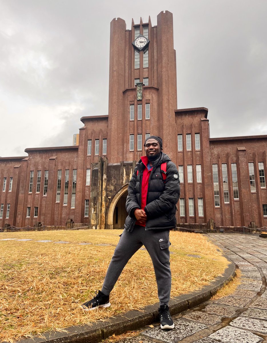 Updating my media live from the campus of Tokyo University