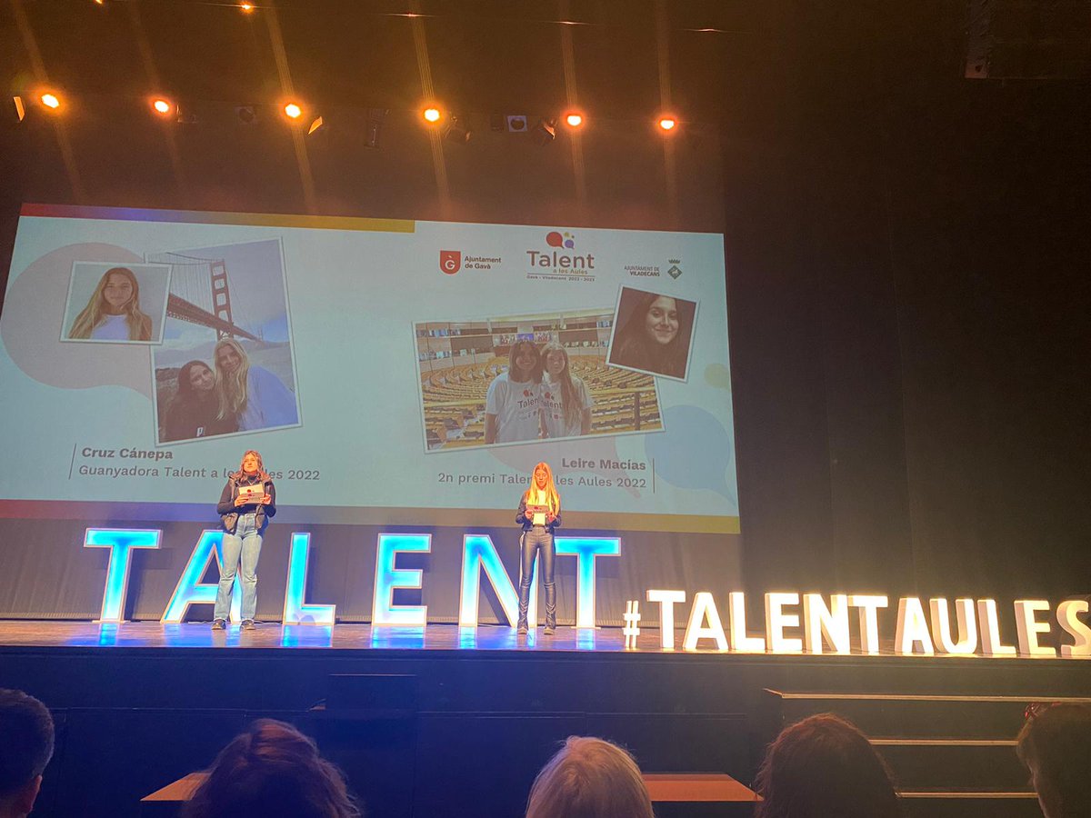 ¡Vuelve Talent a les Aules!🚀
Participamos en el acto de inauguración de la 8ª edición de "#TalentAules", el concurso de promoción de la cultura #emprendedora en los centros de secundaria que impulsa Gavà y Viladecans y organiza @TalentFactory. 
¡A por todas!💪