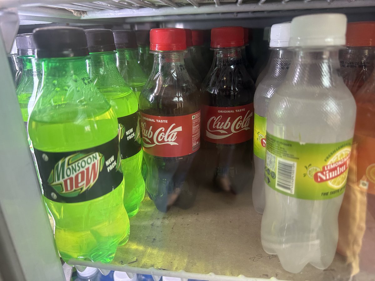 sigdelsantosh's tweet photo. ‘Right’ for Sprite, ‘Club-Cola’ for Coca-Cola, ‘Monsoon Dew’ for Mountain Dew.. copied design, violation of Trademark (?), deceived consumers, poor implementation of #IPRLaws #BizHumanRights #Nepal .@CocaCola https://t.co/BBqQalMGIh