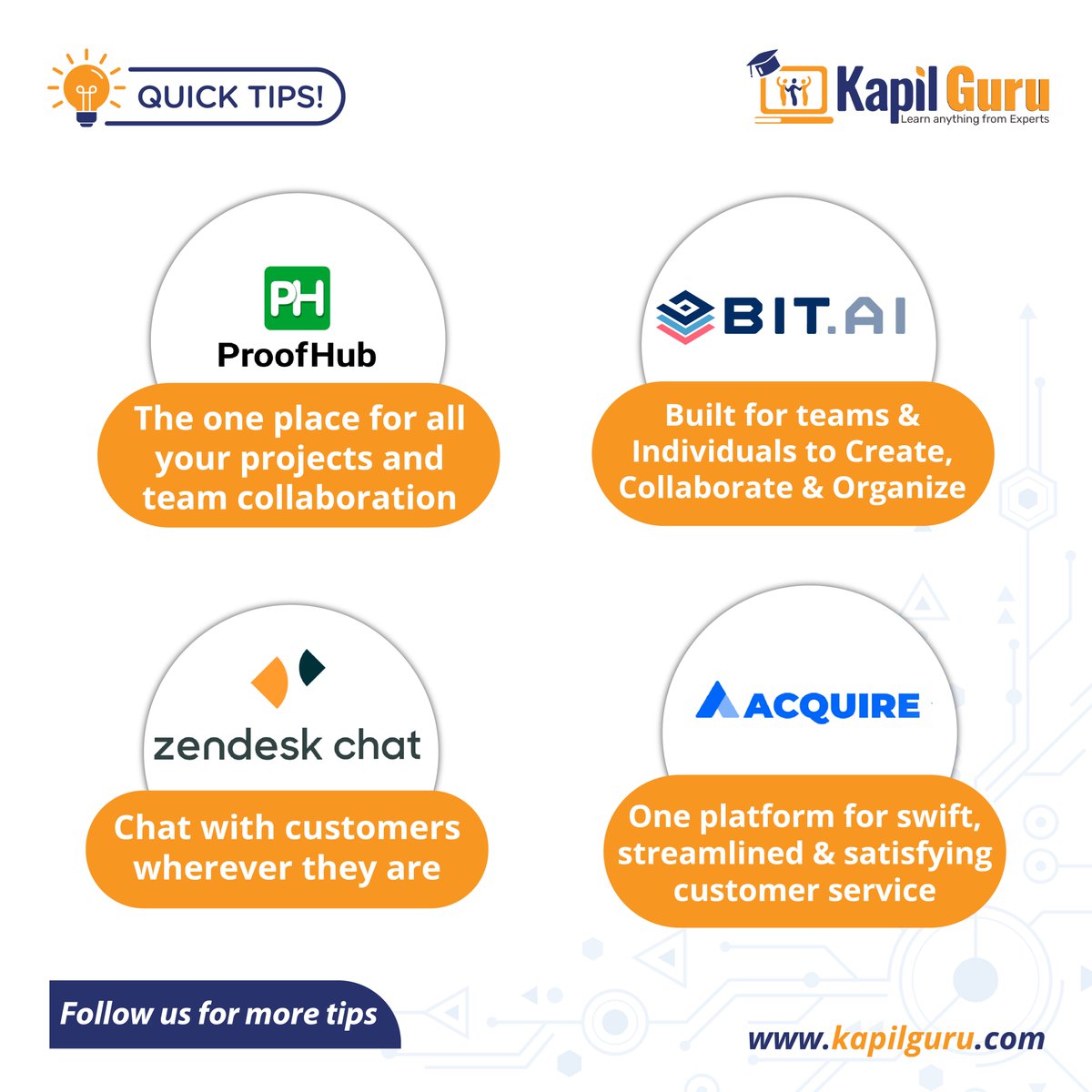 KGuru_edutech's tweet image. Here are the top five SaaS tools for every business.

#tools #toolstoday #saastools #SaaS #saasplatform #kapil #kapilguru #kapilguruedutech #EduTech