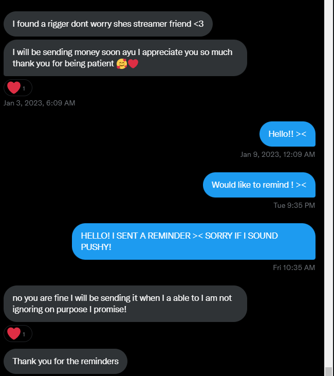 4i_Y0u's tweet image. IT'S MY FIRST TIME GETTING SCAMMED AGAIN &amp;lt;3 

Just a small heads up to anyone! &amp;lt;3