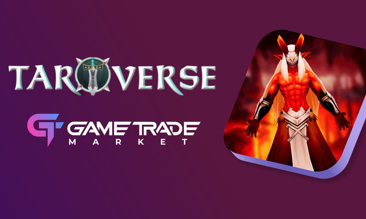 🎮@TAROVERSEcom is the cross chain multiple #P2E #games on an open world island. High quality gaming and social experience. Interact and socialize while making passive income. 

🎮Trade&amp;Play on gametrade.market/games/Taroverse

#game #metaverse