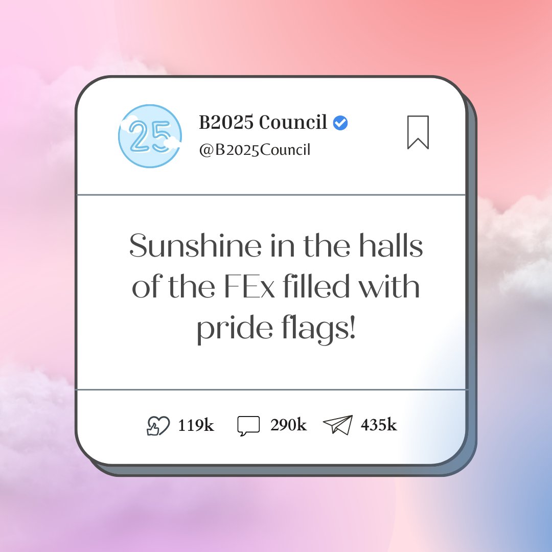 B2025Council's tweet image. Like a rainbow with all of the colors!✨🌈

Check out the pride flags now hung on the back doors of the front extension classrooms. 

Gather your friends and feel free to quote retweet a pic next to any flag along the halls 🤗🏳️‍🌈