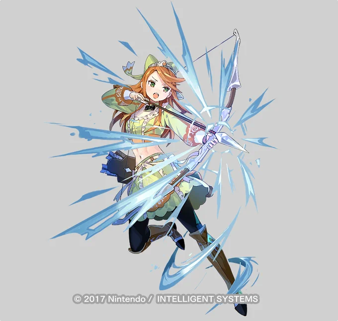 「ファイアーエムブレムヒーローズ」にて「剛腕の令嬢 エーティエ」のイラストを担当させていただきました!どうぞよろしくお願いいたします～#FEヒーローズ 