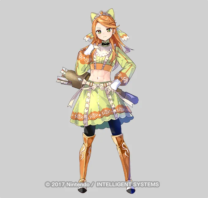 「ファイアーエムブレムヒーローズ」にて「剛腕の令嬢 エーティエ」のイラストを担当させていただきました!どうぞよろしくお願いいたします～#FEヒーローズ 