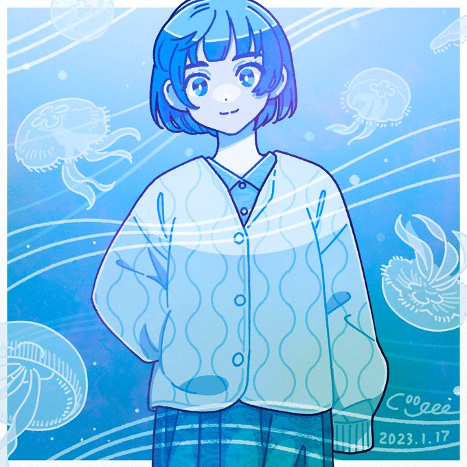 「jellyfish signature」 illustration images(Latest)