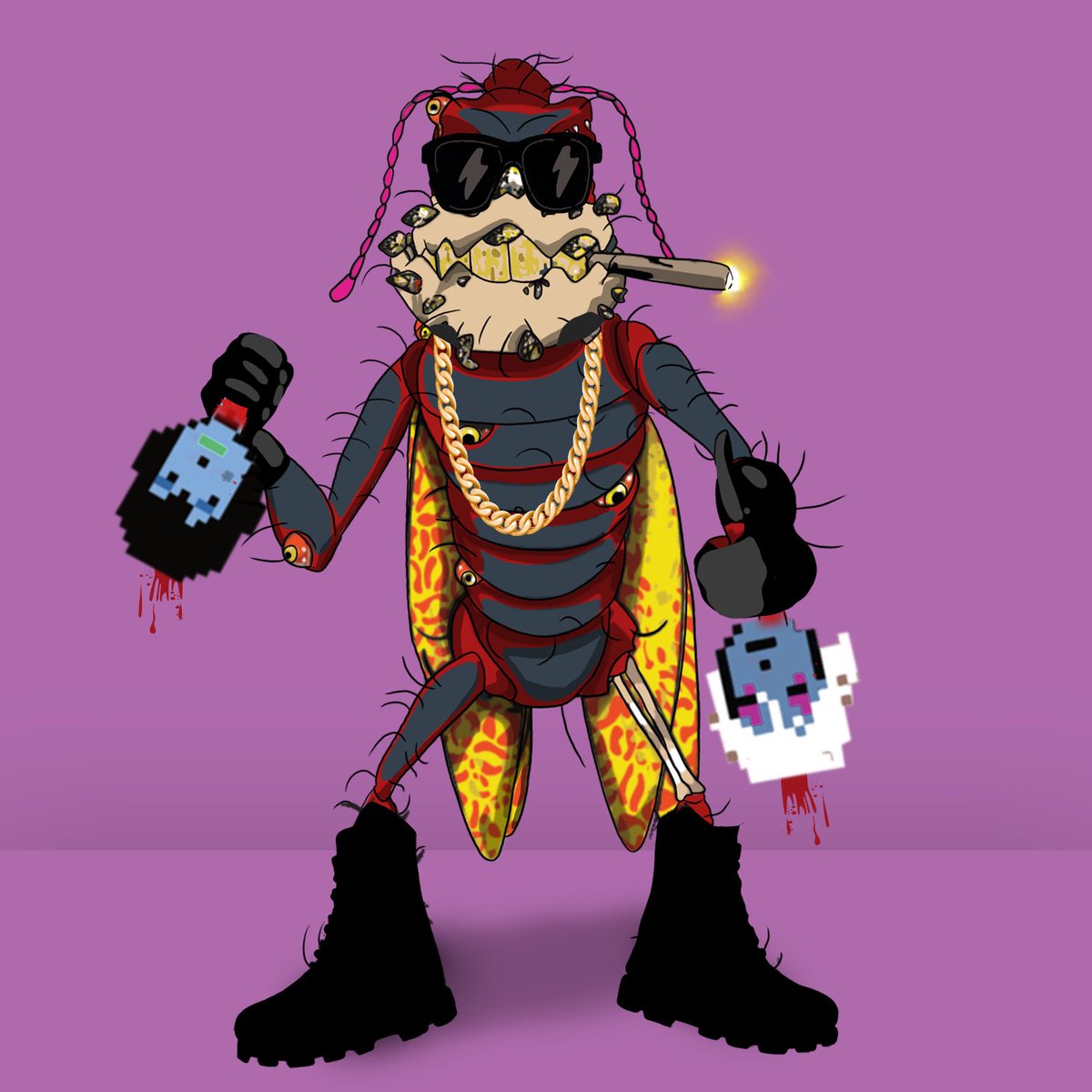 cryptoarthur92's tweet photo. They just finished 2nd part of Roach Cartel will drop the bosses half way through sales of Roach Cartel.

First 50 offers of $50 will be accepted and out of those 50 holders one will win $500 in eth 7,777 collection!

https://t.co/vJmqSa9X1c

Twitter : @RoachCartelnft https://t.co/gv3t3UwKES