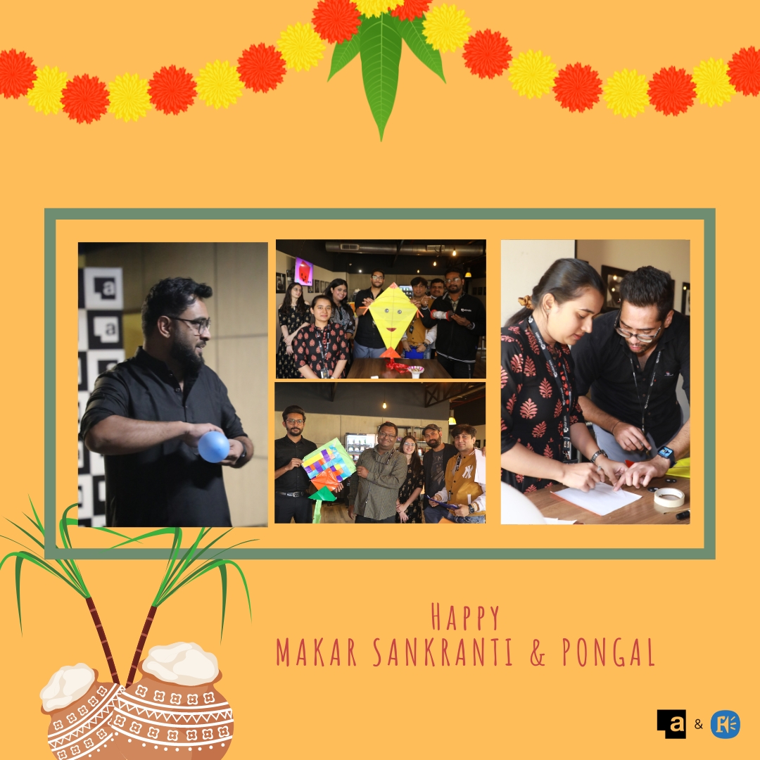 AnibrainVFX's tweet photo. Wish you all a very Happy Makar Sankranti, Bihu, Uttarayan, Bhogi, Pongal, and Lohri!

Glimpses of Sankranti celebrations at Anibrain.

#Anibrain #MakarSankranti #Sankranti #Celebrations #KiteMakingCompetition #PeopleOfAnibrain https://t.co/ew8pwBrsGO
