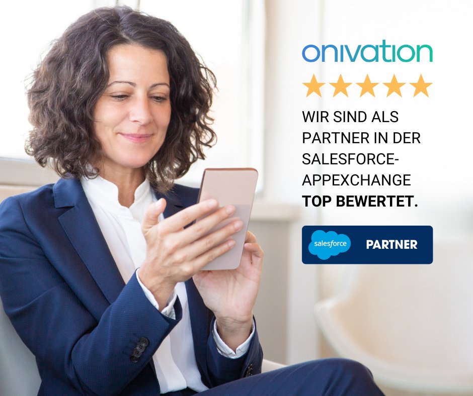 onivation's tweet photo. Seit 2007 nutzen wir als #Salesforcepartner unsere technische Expertise und langjähriges Branchen-Know-how, um eine perfekt passende #Salesforce-Lösung für die #Finanzbranche zu kreieren – und das zur vollsten Zufriedenheit unserer Kunden💯👏 
https://t.co/hxBW2TlN5y https://t.co/22uWhqvO9y