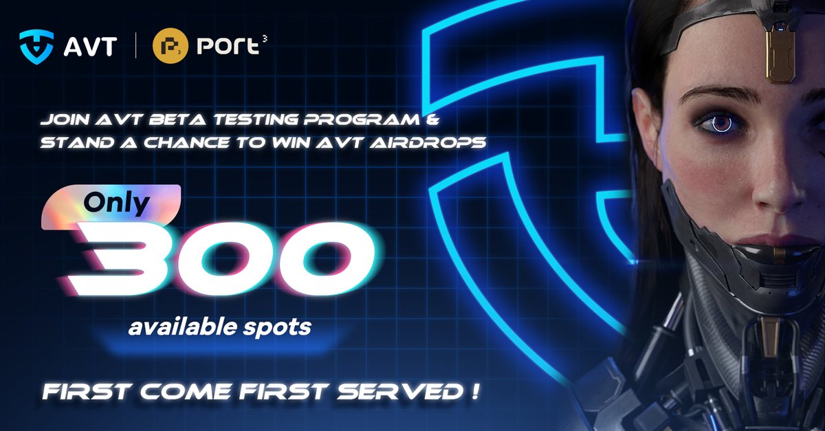 AVTtrade's tweet photo. Do you want to be amongst the 1st to tryout #AVT &amp; earn rewards?
🤩Here’s your chance!
Click below to join our Beta Testing Program, get whitelisted and win AVT rewards!
👇👇👇
 ✅https://t.co/B7lZ4frMtK

#Optimism #BTC #ETH $OP https://t.co/Jz3KOCidyg