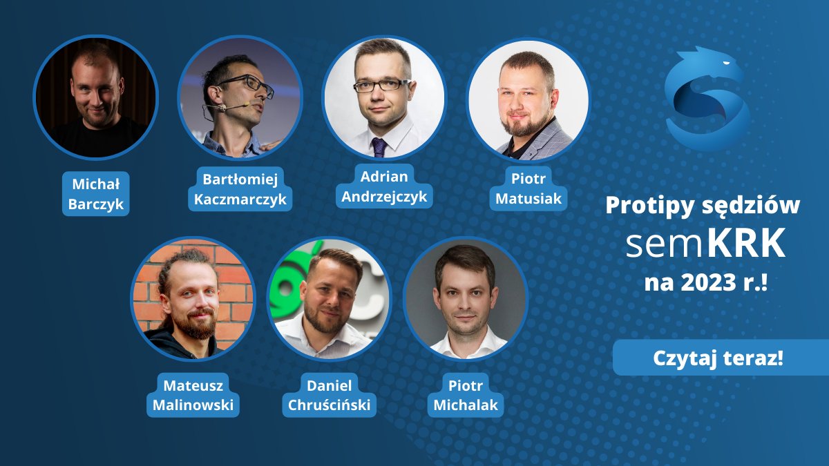 Jaki będzie rok 2023? 🤔 Kto to zgadnie? Na pokładzie 🛳 semKRK nie mamy wróżek, by mogły wejrzeć w przyszłość. Mamy za to ekspertów SEO, SEM i E-commerce którzy doskonale wiedzą, co nas czeka w świecie marketingu.
👀 Zerknijcie tutaj dva.pl/6OGu by to sprawdzić