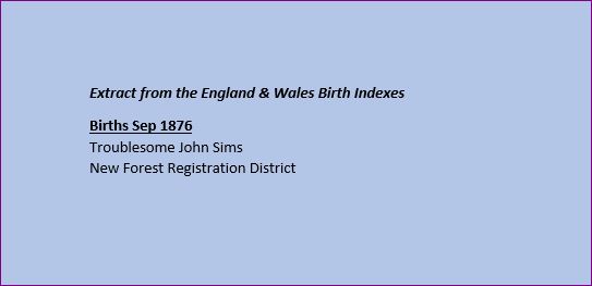 Perhaps he was a whingy baby or something #weirdnames #genealogy #familyhistory