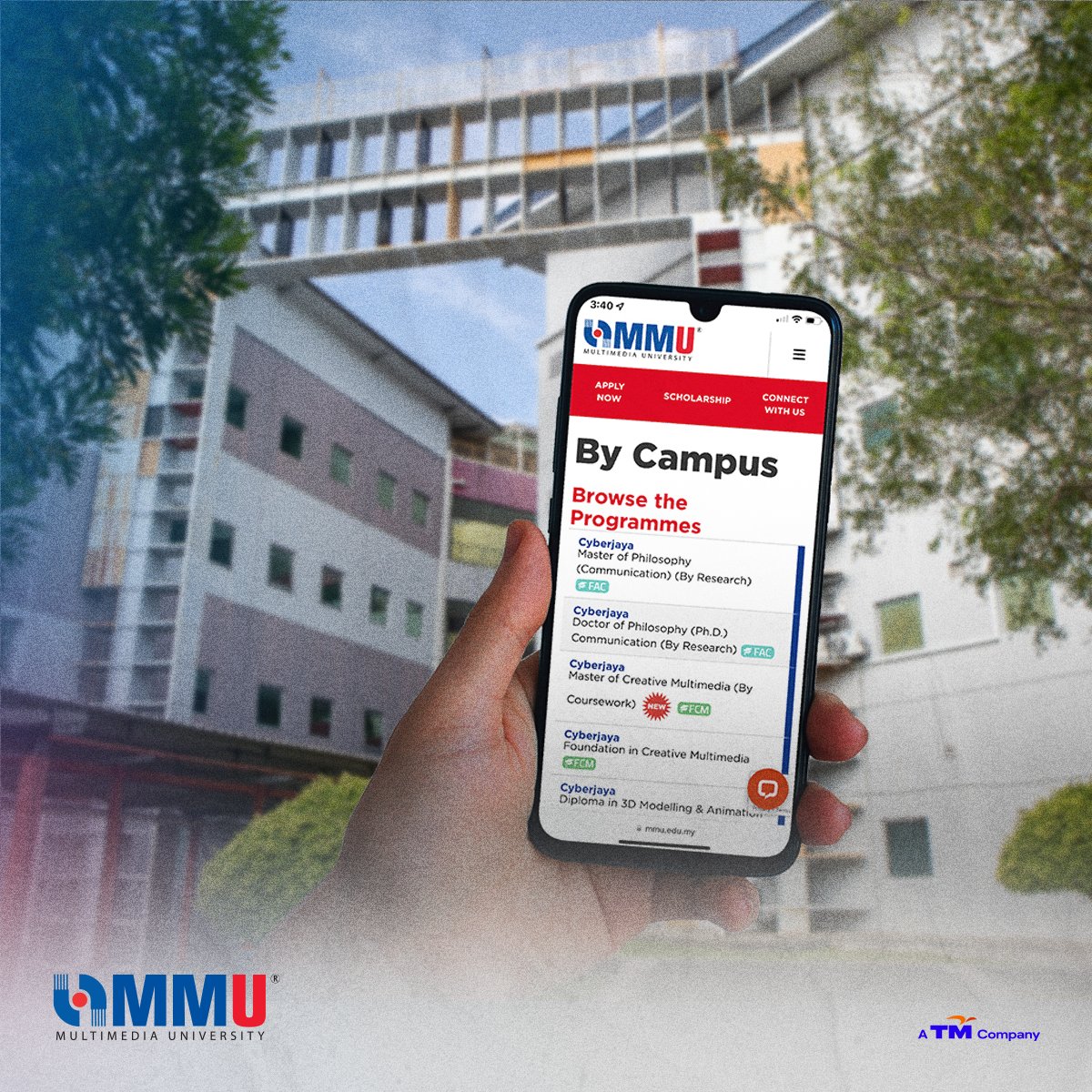 mmumalaysia's tweet photo. To find out where your preferred programme is offered; whether at MMU Cyberjaya or Melaka, click this link: https://t.co/GPwSMhZIGD to find out. Also, join our March intake by submitting your application now! #mmumalaysia #mmuisyou #mmuplusyou https://t.co/HOyJdrPptk