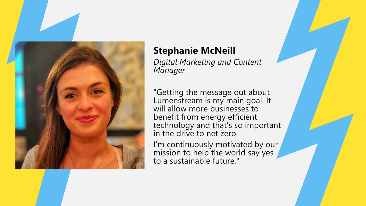 LUMENSTREAM (@_lumenstream_) on Twitter photo What makes working at <a href="/_LUMENSTREAM_/">LUMENSTREAM</a> so fulfilling?
Here's what Steph, our Digital Marketing and Content Manager, had to say...
What drives you in succeeding in your goals at work?
#employeespotlight #meettheteam #energyefficiency #workgoals What makes working at <a href="/_LUMENSTREAM_/">LUMENSTREAM</a> so fulfilling?
Here's what Steph, our Digital Marketing and Content Manager, had to say...
What drives you in succeeding in your goals at work?
#employeespotlight #meettheteam #energyefficiency #workgoals