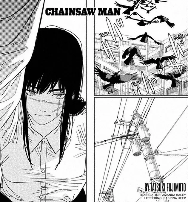 Chainsaw Man Shitajiki / Group Horizontal