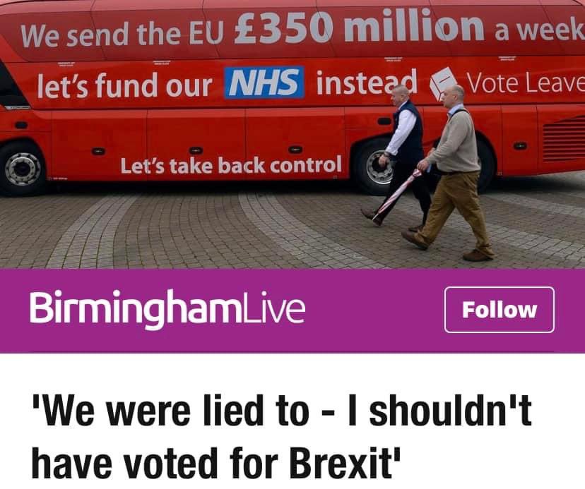 Leave voters insist Brexit hasn't worked out how they were promised seven years on from historic referendum #BrexitHasFailed #BrexitIsNotWorking #NoBrexitWillWork #ToriesDestroyingOurCountry