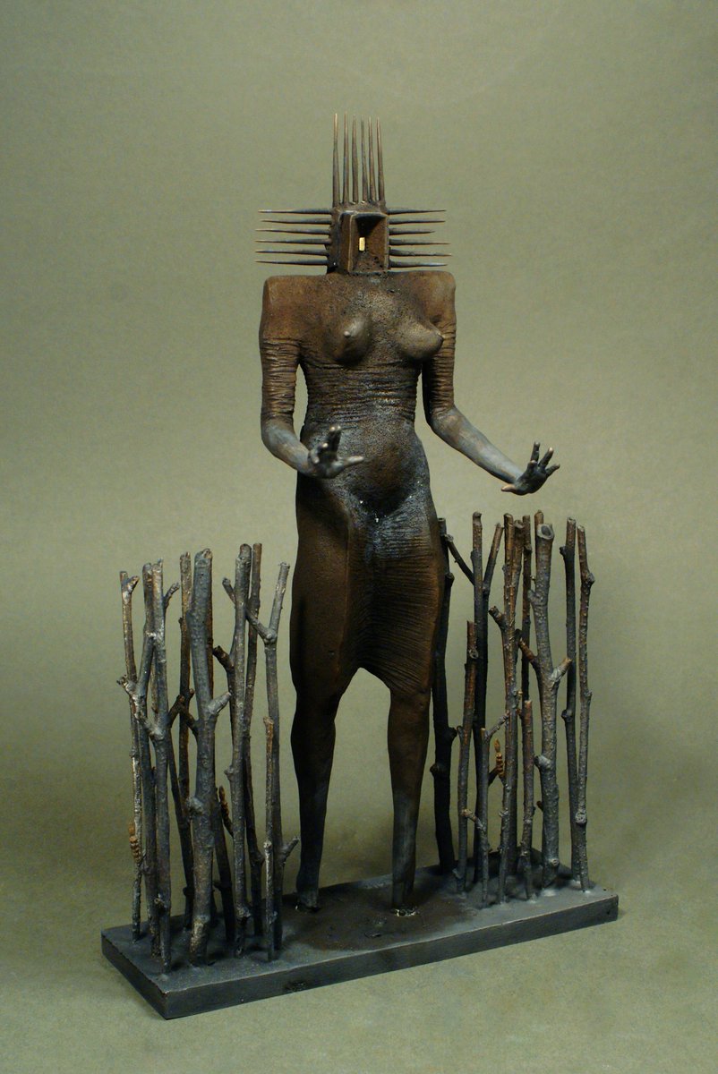 'Sight', bronze #sculpture by Gediminas Endriekus. Visit artgoda.com for more info.