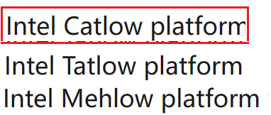 InstLatX64's tweet photo. I cropped this from a public LinkedIn profile
#Intel #Greenlow->#Mehlow->#Tatlow->#Catlow ???
Probably this is the #RaptorLake based Xeon-E, the last hope for official #AVX512 support on LGA1700 https://t.co/fXk1NfrQYY