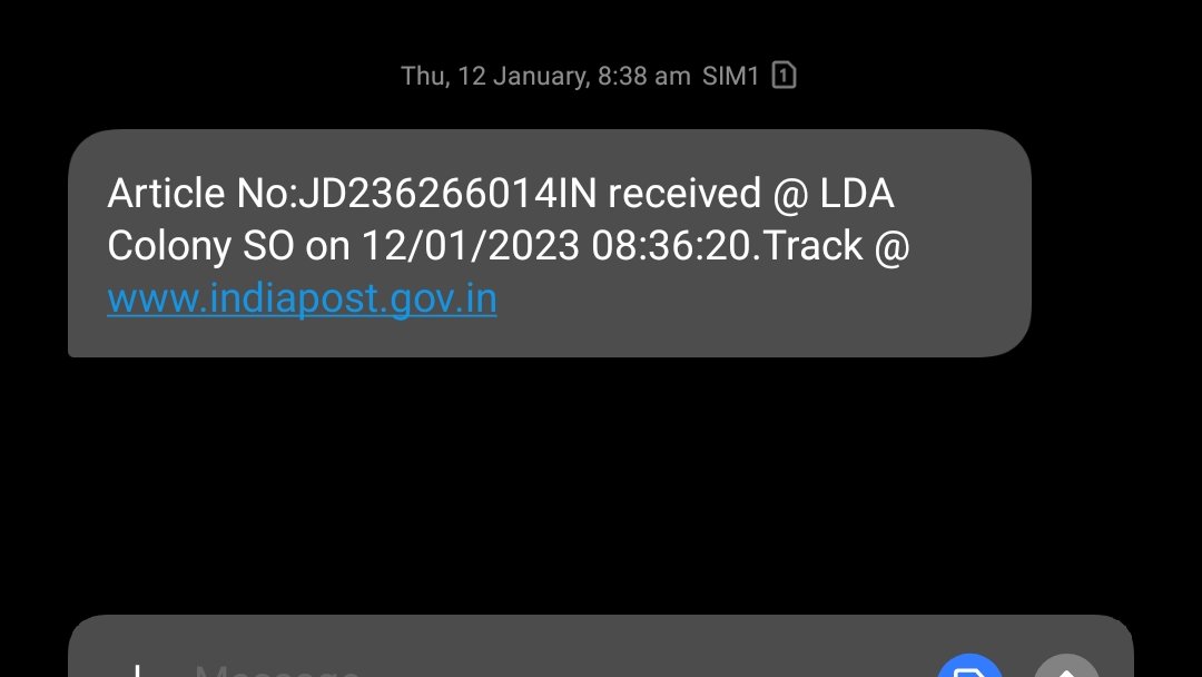 MilishaYadav's tweet photo. @IndiaPostOffice  My passport Article No:JD236266014IN was delivered to LDA SO, Lucknow on 12th January and today is 17th January yet it has not been delivered home. 
When calling the post office the number is invalid. Please take action and resolve the issue. @devusinh https://t.co/8tVI686LE9