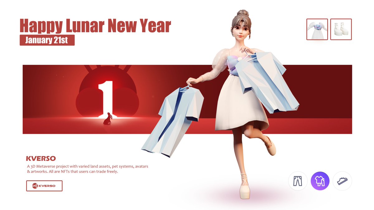 Happy Lunar New Year to all #Web3, #Metaverse, #NFT lovers &amp; developers! Here’s to a new chapter of improvement and growth! 🔥

Thank you all for inspiring us to be better each day  we will continue to strive in our development.

Keep leaping forward in the #YearOfTheRabbit! 🐰