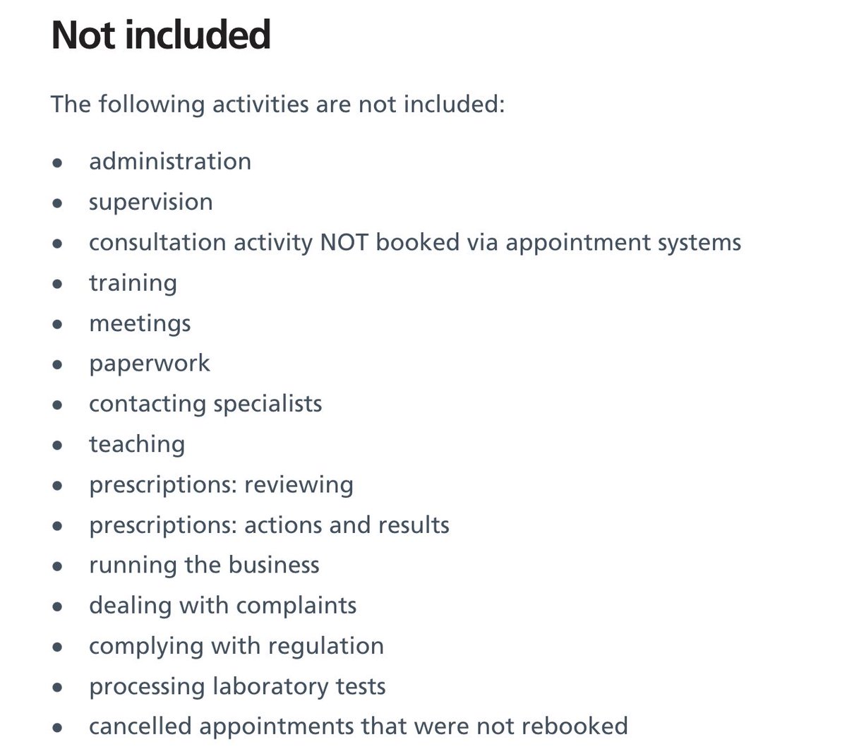 ONLY 70% GP Face to Face appointments - 80% in 2019 

Let’s do the maths

1.2million appts/day 2019 

1.4million now

960,000 2019 - 980,000 now - MORE Face to face

Plus an extra 200,000*

*doesn’t include e-consults/texts/many tele appts which weren’t done 2019 but are now