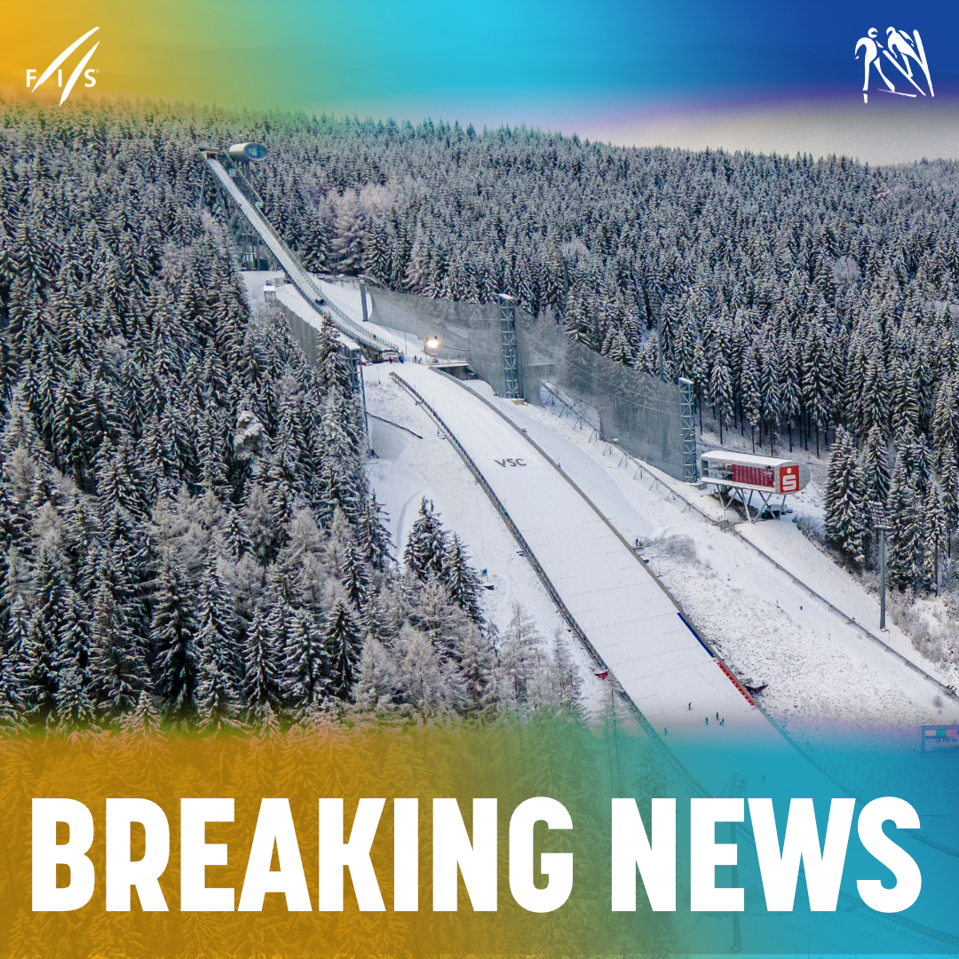 Fantastic news from <a href="/vogtlandarenakl/">Weltcup Klingenthal</a> this morning 🎉

The World Cup events scheduled for 21./22. January are confirmed! 
THANK YOU to the organizer and German Ski Federation 🇩🇪 for making this possible 👏
#fisnoco #nordiccombined