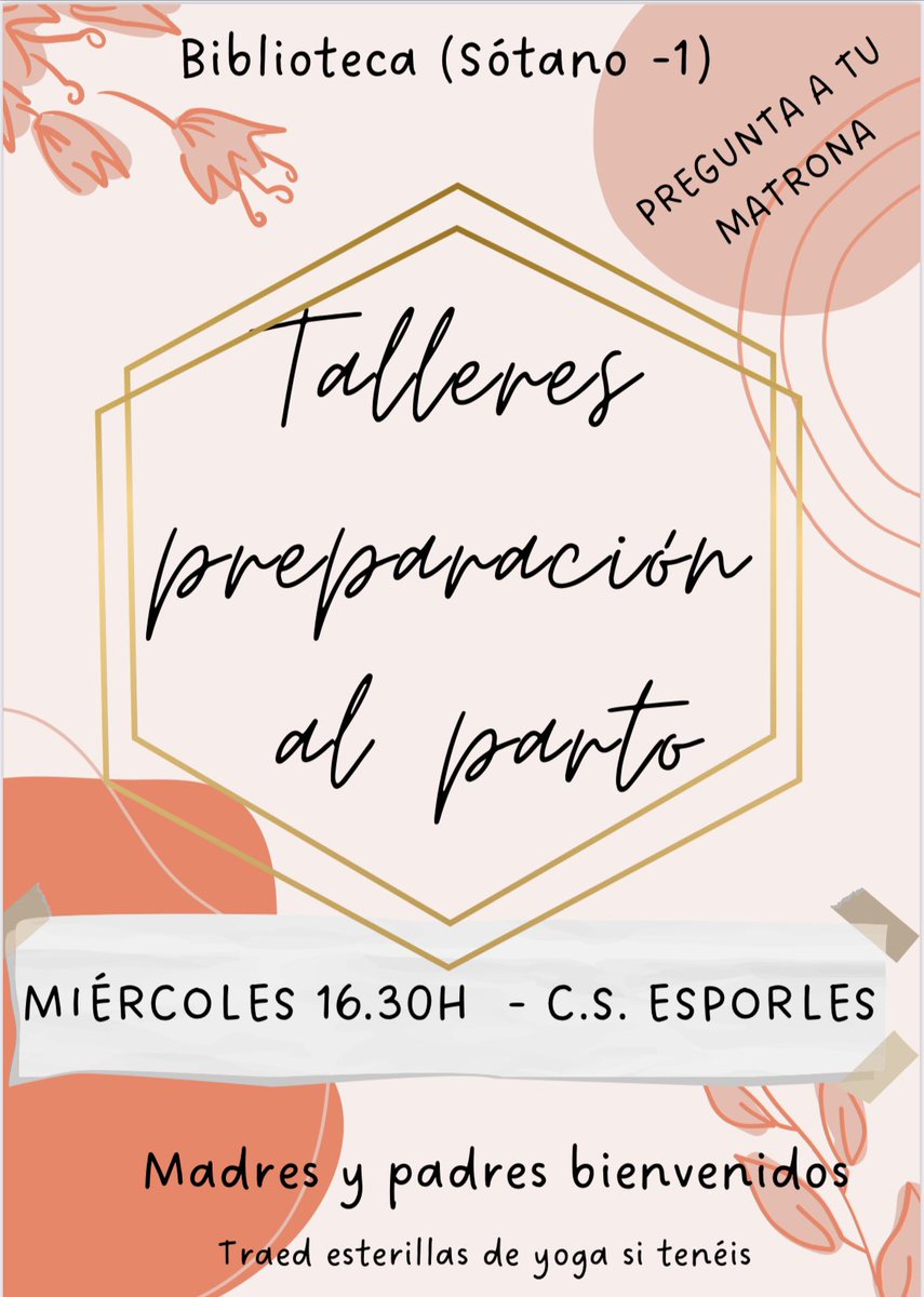 📣📣📣 Futuras mamás y papás de Esporles, Estellencs, Banyalbufar y Valldemossa, empezamos el año con talleres de preparación #preparto ❣️ Pregunta a tu #matrona. 🤰🏼👶<a href="/apmallorca/">Gerència d'Atenció Primària de Mallorca</a> <a href="/AjEsporles/">Ajuntament Esporles</a> <a href="/AjValldemossa/">Ajuntament de Valldemossa</a>