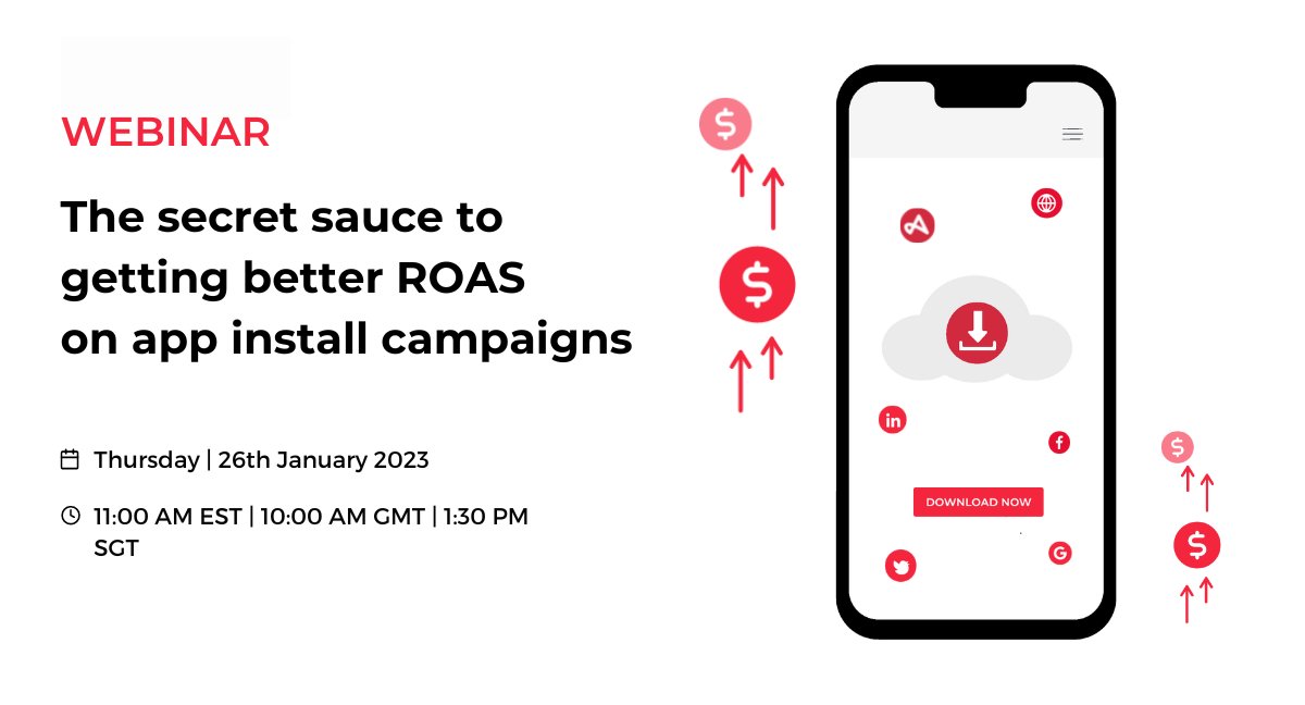 rebidco's tweet photo. Dont miss out on the strategies to #optimize your #appinstall campaigns across multiple platforms to reach the right audience at the right time
Register now and get ready to elevate your app install strategy now: https://t.co/kNHrGIV8aN https://t.co/MM8kY7T4Au