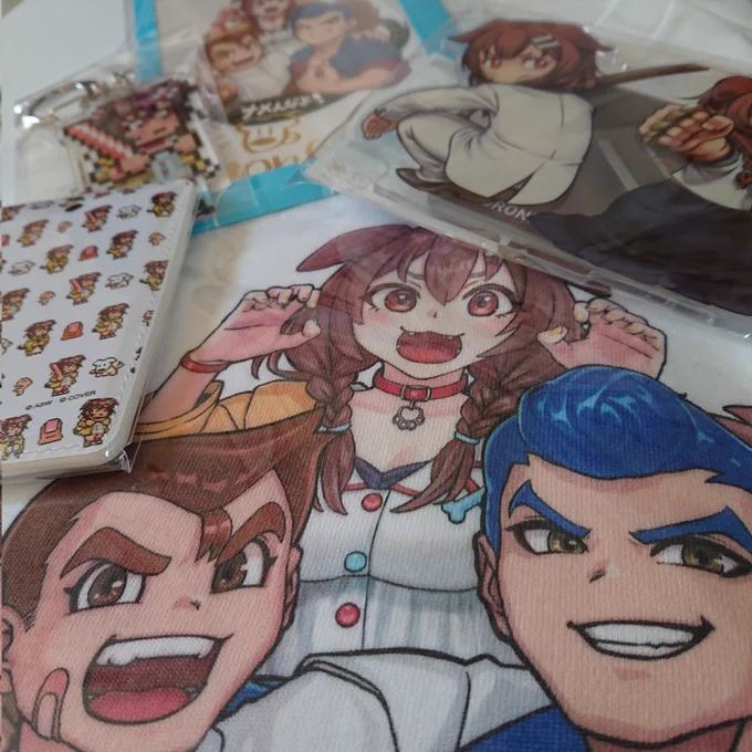 くにおくんコラボグッズ届いた!かっこ可愛いー!特にドット風ころさん好き#届いたよころさん 