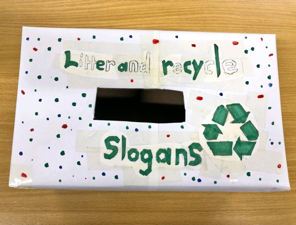 ThomondCommColl's tweet photo. The Green School Committee are working hard around the school in their hope of achieving the Global Citizenship-Litter and Waste flag. Currently they are running a litter and recycling slogan competition; Get your entries into the box in the library &amp; win great prizes!! #GoTCC https://t.co/rZA7YT3iQ3