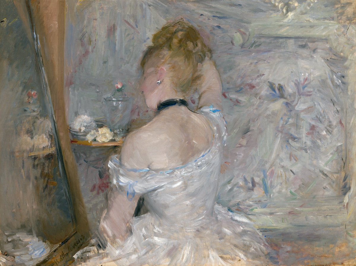 Dr Francesca Berry (she/her) (@francescaberry9) on Twitter photo ❣️Berthe Morisot retrospective coming to <a href="/DulwichGallery/">Dulwich Picture Gallery</a> this spring. Morisot developed the most abstractly figurative of Impressionist techniques. It will be worth seeing the abstract brushwork of <a href="/artinstitutechi/">The Art Institute of Chicago</a> ‘s Woman at her Toilette, 1875-80 alone.
dulwichpicturegallery.org.uk/whats-on/exhib… ❣️Berthe Morisot retrospective coming to <a href="/DulwichGallery/">Dulwich Picture Gallery</a> this spring. Morisot developed the most abstractly figurative of Impressionist techniques. It will be worth seeing the abstract brushwork of <a href="/artinstitutechi/">The Art Institute of Chicago</a> ‘s Woman at her Toilette, 1875-80 alone.
dulwichpicturegallery.org.uk/whats-on/exhib…