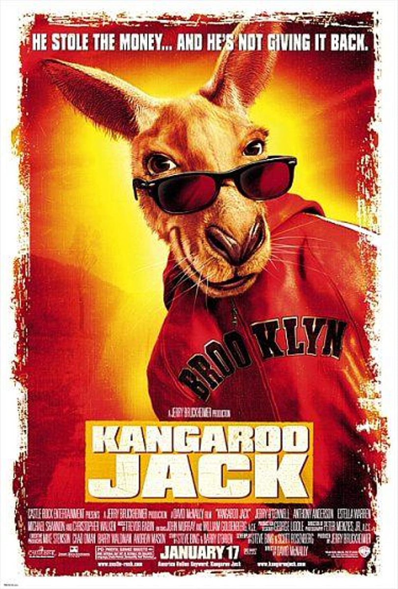 Happy 20th Anniversary to Kangaroo Jack! 🥳🎉

#KangarooJack #EstellaWarren #AdamGarcia #BillHunter #MichaelShannon #MartonCsokas #CrhistopherWalken #SteveBling #ScottRosenberg #DavidMcNally @wbpictures #DownAndUnder #ReleaseTheDownAndUnderCut
