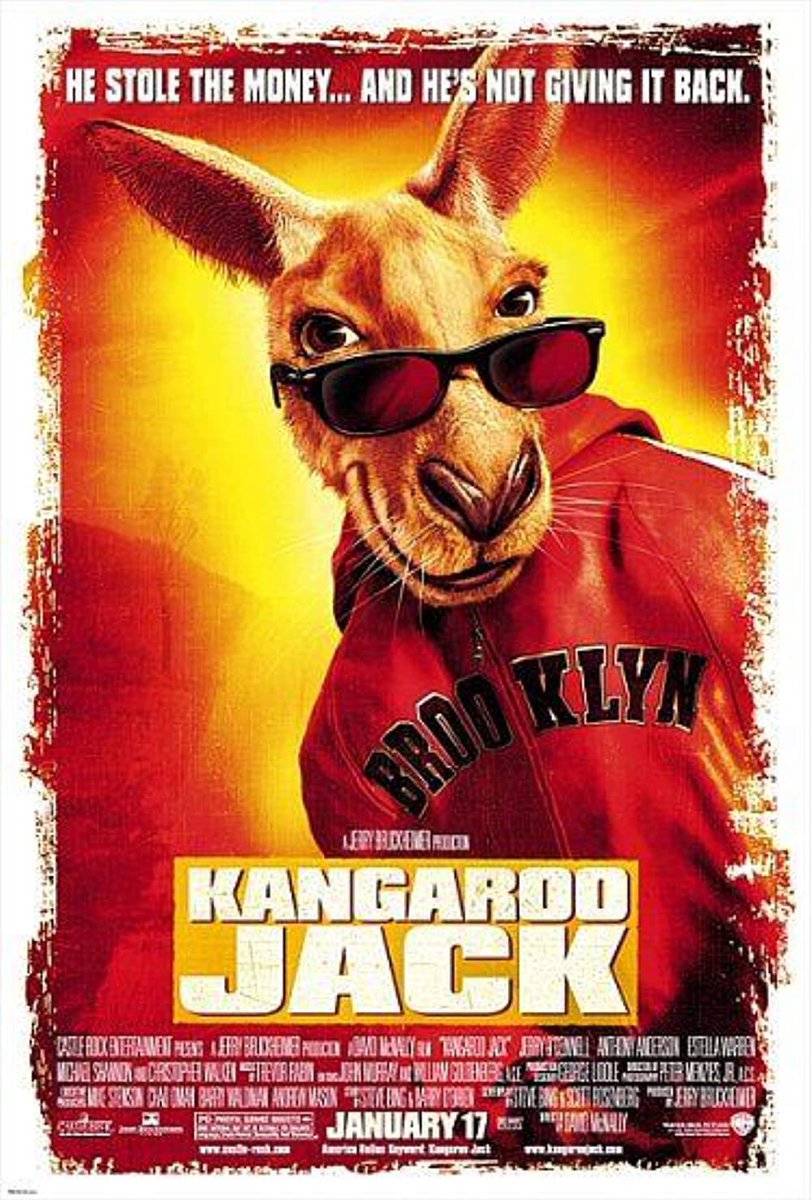 UJStrikesBack's tweet image. Happy 20th Anniversary to Kangaroo Jack! 🥳🎉

#KangarooJack #EstellaWarren #AdamGarcia #BillHunter #MichaelShannon #MartonCsokas #CrhistopherWalken #SteveBling #ScottRosenberg #DavidMcNally @wbpictures #DownAndUnder #ReleaseTheDownAndUnderCut